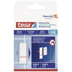 Tesa 77760 Languettes Adhésives Tesa® Blanc Contenu: 9 Pc(s)