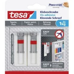 Clou Adhésif Ajustable Tesa® Tesa 77775-00000-00 Blanc 2 Pc(s) - Blanc