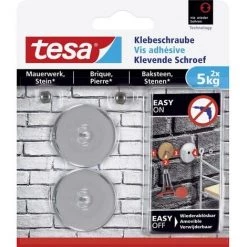 Vis Adhésive Ronde Tesa® Tesa 77906-00000-00 Métal 2 Pc(s) -TESA Soldes Magasin 4425751 3