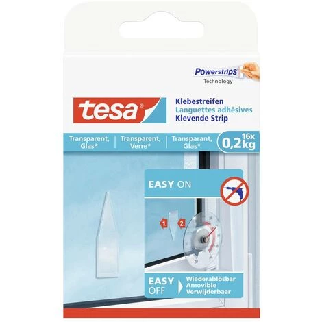 Tesa 77732 Languettes Adhésives Tesa® Transparent Contenu: 16 Pc(s) 1 Tesa 77732 Languettes Adhésives Tesa® Transparent Contenu: 16 Pc(s)