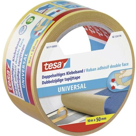 Ruban Adhésif Double-face Tesa 56171-00003-11 Blanc (L X L) 10 M X 50 Mm Caoutchouc 1 Pc(s) 2 Ruban Adhésif Double-face Tesa 56171-00003-11 Blanc (L X L) 10 M X 50 Mm Caoutchouc 1 Pc(s) – Image 2