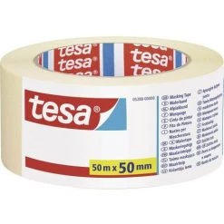 Bande De Masquage Tesa 05288-00000-05 Beige (L X L) 50 M X 50 Mm Caoutchouc 1 Pc(s) - Beige