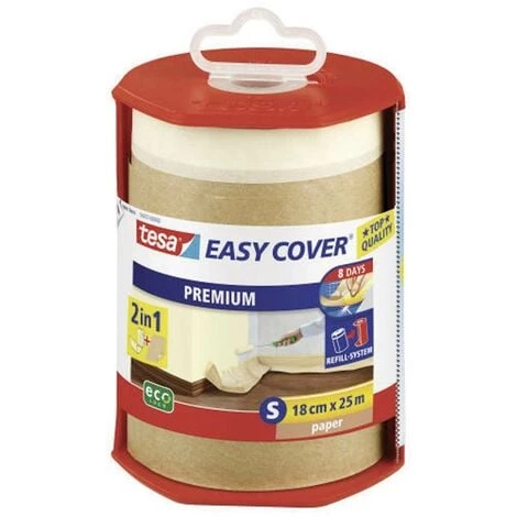 Papier De Masquage Tesa Easy Cover® Tesa 56767-00000-02 Marron (L X L) 25 M X 18 Cm Caoutchouc 1 Pc(s) 1 Papier De Masquage Tesa Easy Cover® Tesa 56767-00000-02 Marron (L X L) 25 M X 18 Cm Caoutchouc 1 Pc(s)