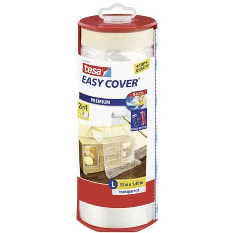Film De Masquage Tesa Easy Cover® Tesa 59179-00003-02 Transparent (L X L) 33 M X 1.4 M Caoutchouc 1 Pc(s) - Transparent 1 Film De Masquage Tesa Easy Cover® Tesa 59179-00003-02 Transparent (L X L) 33 M X 1.4 M Caoutchouc 1 Pc(s) - Transparent