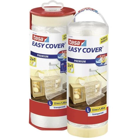 Film De Masquage Tesa Easy Cover® Tesa 59179-00003-02 Transparent (L X L) 33 M X 1.4 M Caoutchouc 1 Pc(s) - Transparent 2 Film De Masquage Tesa Easy Cover® Tesa 59179-00003-02 Transparent (L X L) 33 M X 1.4 M Caoutchouc 1 Pc(s) - Transparent – Image 2