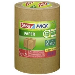Bande Demballage Tesapack® EcoLogo® Tesa 55337-00002-01 Marron (L X L) 50 M X 50 Mm Adhésif Thermofusible 3 Pc(s)