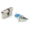 Cylindre De Sûreté TESA T60 Débrayable - Nickelé - 30 X 30 - MV 3 - 3 Clés - T65D3030NKA