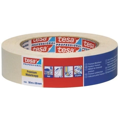 Papier De Masquage Pour Travaux De Peinture Tesa 4306 50mx50mm (Par 6) 1 Papier De Masquage Pour Travaux De Peinture Tesa 4306 50mx50mm (Par 6)