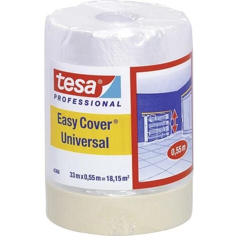 Tesa 04368-00012-03 Film De Masquage Tesa Easy Cover® Marron Clair (L X L) 33 M X 55 Cm 1 Pc(s) 1 Tesa 04368-00012-03 Film De Masquage Tesa Easy Cover® Marron Clair (L X L) 33 M X 55 Cm 1 Pc(s)