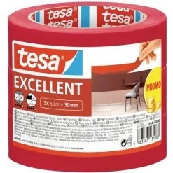 Tesa EXCELLENT 56548-00000-00 Bande De Masquage Rouge (L X L) 50 M X 30 Mm 3 Pc(s)