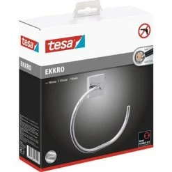 Tesa Ekkro Porte-serviettes Anneau Colle Métal Q155952 -TESA Soldes Magasin 50691679 5