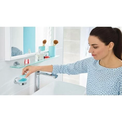 Tesa SMOOZ 40324-00000-00 Porte-savon Chrome (brillant), Blanc (satiné) Q159582 4 Tesa SMOOZ 40324-00000-00 Porte-savon Chrome (brillant), Blanc (satiné) Q159582 – Image 4