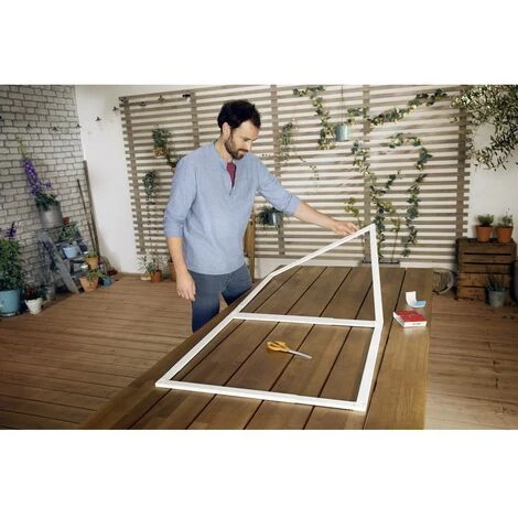 Tesa FALT 55415-00000-00 Moustiquaire De Porte Blanc 1 Pc(s) 2 Tesa FALT 55415-00000-00 Moustiquaire De Porte Blanc 1 Pc(s) – Image 2