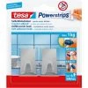 Crochet Autoadhésif Tesa Powerstrips Métal 2kg - 2 Pièces