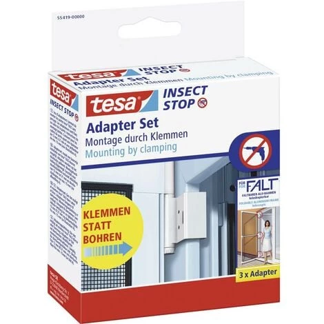 Tesa 55419-00-00 Falt Set Adaptateur Pour Moustiquaire Convient Pour Marque (répulsifs) Tesa Moustiquaire Tesa 1 Pc(s) 1 Tesa 55419-00-00 Falt Set Adaptateur Pour Moustiquaire Convient Pour Marque (répulsifs) Tesa Moustiquaire Tesa 1 Pc(s)