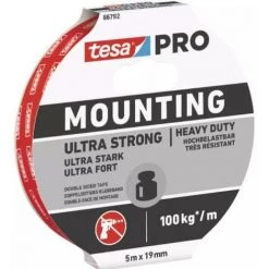 Ruban Adhésif Tesa Mounting Pro Ultra 66792-00002 - Fixation Sûre Et Permanente