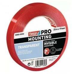 Ruban De Montage Tesa 66965-00003-00 - Transparent Pour Une Utilisation Intérieure Et Extérieure