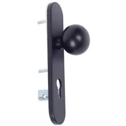 Tesa Ttf10Une Bouton De Porte Antipanique à Trou De Serrure Externe Noir Tesa