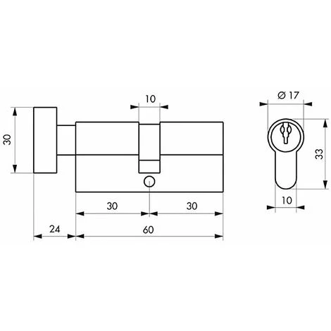 TESA Cylindre Modèle TE5 Sentrouvrant 2 TESA Cylindre Modèle TE5 Sentrouvrant – Image 2