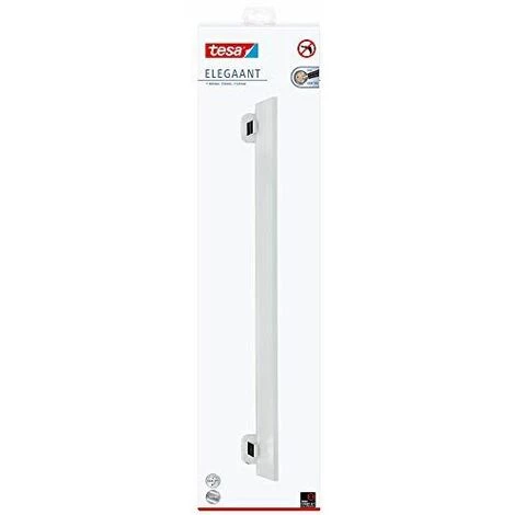 Tesa Elegaant Tablette En Verre, Adhésif, Chromé, Design Unique, Garanti Inoxydable, 123 Mm X 600 Mm X 50 Mm 1 Tesa Elegaant Tablette En Verre, Adhésif, Chromé, Design Unique, Garanti Inoxydable, 123 Mm X 600 Mm X 50 Mm