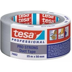 Adhesif Toile Pro Strong 74662 Noir 50mx50mm Tesa