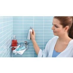 Tesa 40200-00000-00 ALUXX Panier De Douche Dangle Colle Chrome (brillant) -TESA Soldes Magasin 66754732 3