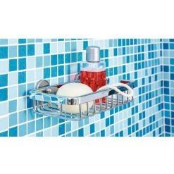 Tesa 40207-00000-00 ALUXX Tablette Salle De Bain Colle Chrome (brillant) -TESA Soldes Magasin 66754893 3