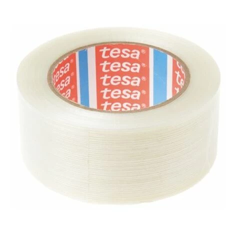 TESA Ruban De Cerclage Film En Fibre De Verre PET Transparent 50mm X 50m, 4590 ( Prix Pour 1 ) 1 TESA Ruban De Cerclage Film En Fibre De Verre PET Transparent 50mm X 50m, 4590 ( Prix Pour 1 )