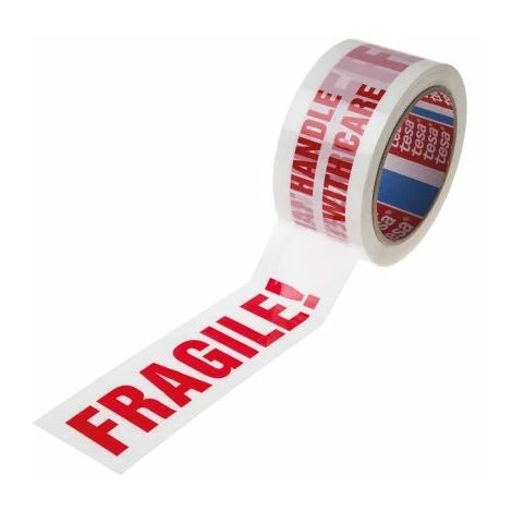 TESA Ruban D'emballage PVC Rouge/Blanc 50mm X 66m, "FRAGILE", 6120 ( Prix Pour 1 ) 1 TESA Ruban D'emballage PVC Rouge/Blanc 50mm X 66m, "FRAGILE", 6120 ( Prix Pour 1 )