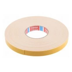 Ruban Mousse Adhésif Polyéthylène Double Face Tesa 4957, Blanc, 19mm X 25m X 1mm ( Prix Pour 1 )