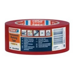 Ruban De Marquage Rouge Tesa 4169, 4169, 50mm X 33m X 0.18mm ( Prix Pour 1 )
