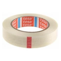 TESA Ruban De Cerclage Film En Fibre De Verre PET Transparent 25mm X 50m, 4590 ( Prix Pour 1 )