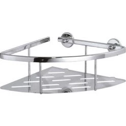 Tesa 40203-00000-00 ALUXX Tablette Salle De Bain Colle Chrome (brillant)