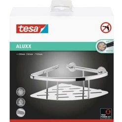 Tesa 40203-00000-00 ALUXX Tablette Salle De Bain Colle Chrome (brillant) -TESA Soldes Magasin 71490580 4