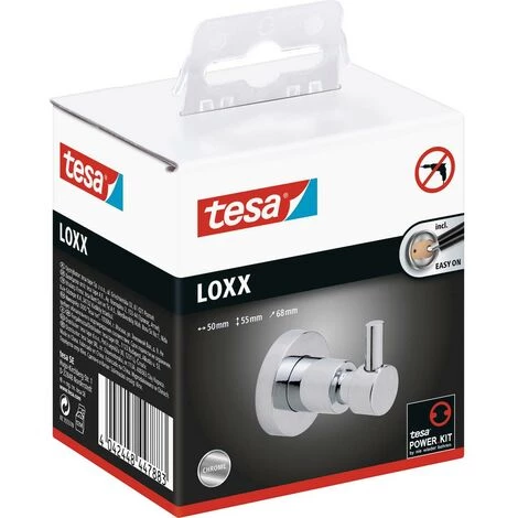 Tesa Patère 40277-00000-00 LOXX Nombre De Crochets: 1 (l X H X P) 50 X 55 X 68 Mm Métal Chrome (brillant) 1 Pc(s) 4 Tesa Patère 40277-00000-00 LOXX Nombre De Crochets: 1 (l X H X P) 50 X 55 X 68 Mm Métal Chrome (brillant) 1 Pc(s) – Image 4