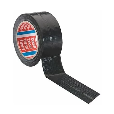 Toile Adhésif Extra Power TESA Noir - Lot De 6 - Noir 2 Toile Adhésif Extra Power TESA Noir - Lot De 6 - Noir – Image 2