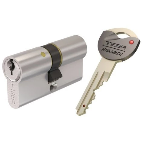 TESA Cylindre De Sureté TK6 3 Clés Incopiables Double Brevet Nickelé 30X30 - AK6353030N 1 TESA Cylindre De Sureté TK6 3 Clés Incopiables Double Brevet Nickelé 30X30 - AK6353030N